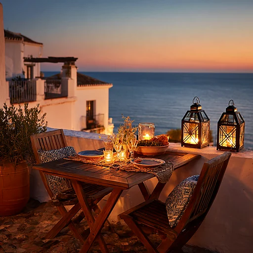 Kalkan’da deniz manzaralı akşam yemeği